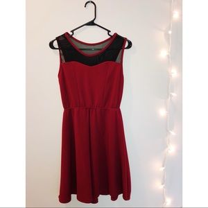 Rue 21 Red Peplum Dress
